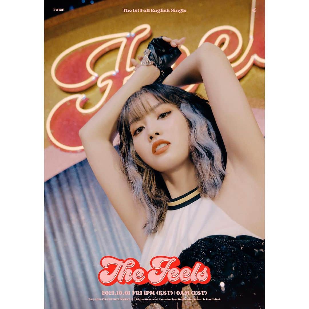TWICEさんのインスタグラム写真 - (TWICEInstagram)「TWICE 1ST Full English Single "The Feels"  Concept Photo 4 MOMO  Release on 10.01_FRI , 0AM (EST) 1PM (KST)  📌<The Feels> Pre-save & Pre-order https://twice.lnk.to/the-feels  #TWICE #트와이스 #TheFeels #GetTheFeelsWithTWICE」9月26日 13時06分 - twicetagram