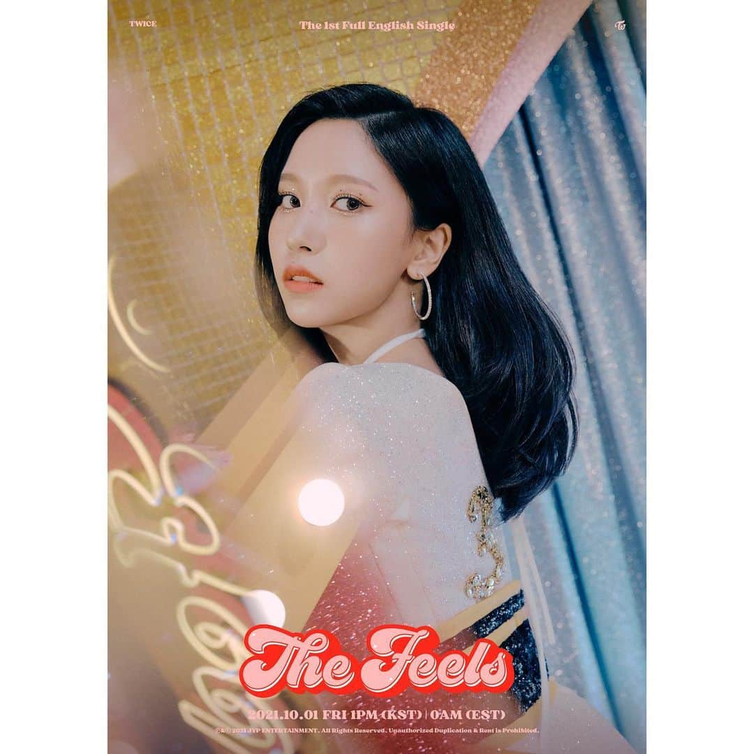 TWICEさんのインスタグラム写真 - (TWICEInstagram)「TWICE 1ST Full English Single "The Feels"  Concept Photo 4 MINA  Release on 10.01_FRI , 0AM (EST) 1PM (KST)  📌<The Feels> Pre-save & Pre-order https://twice.lnk.to/the-feels  #TWICE #트와이스 #TheFeels #GetTheFeelsWithTWICE」9月26日 13時07分 - twicetagram