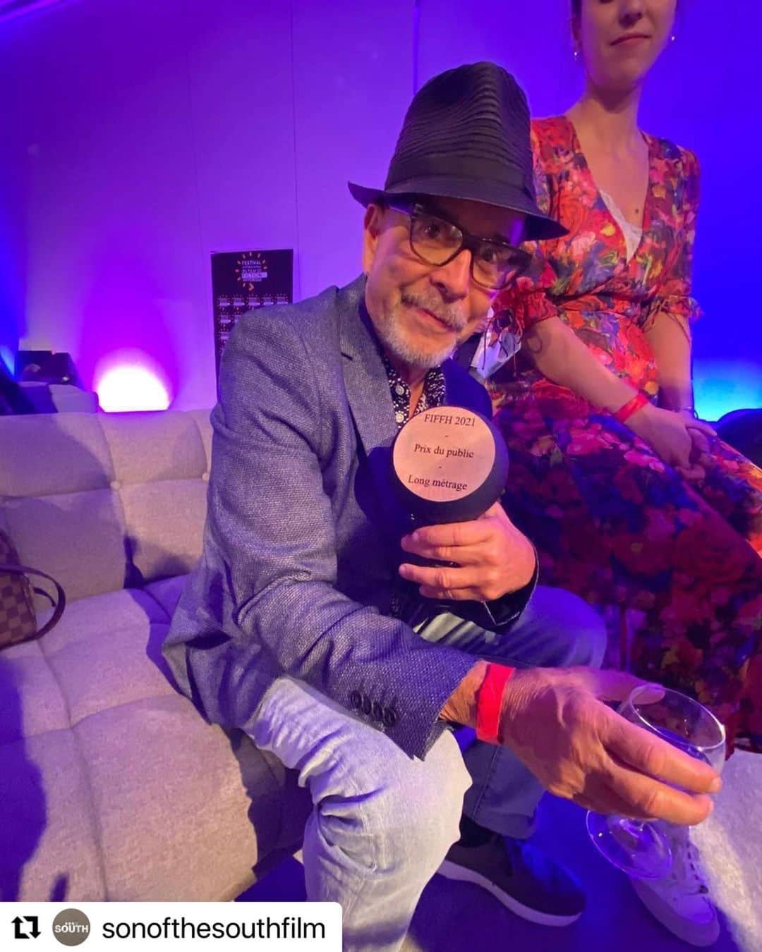 ルーカス・ティルのインスタグラム：「#Repost @sonofthesouthfilm with @make_repost ・・・ Son of the South won the Audience Award at the International Historical Fiction Film Festival! @f.i.f.f.h @starinvestfilms」