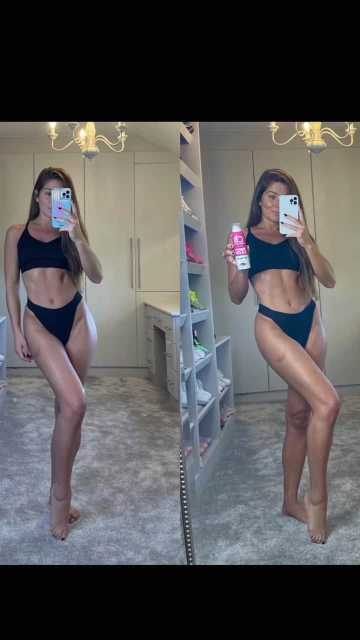 のインスタグラム：「Summer might be over but I will keep my summer glow thank you 😉☀️  #cocoabrown #cocoabrowntan #tantutorial #beforeandafter #tan #glow #glowup #miraclemist #perfectfade  #faketan #ad @cocoabrowntan @underwaterreps」