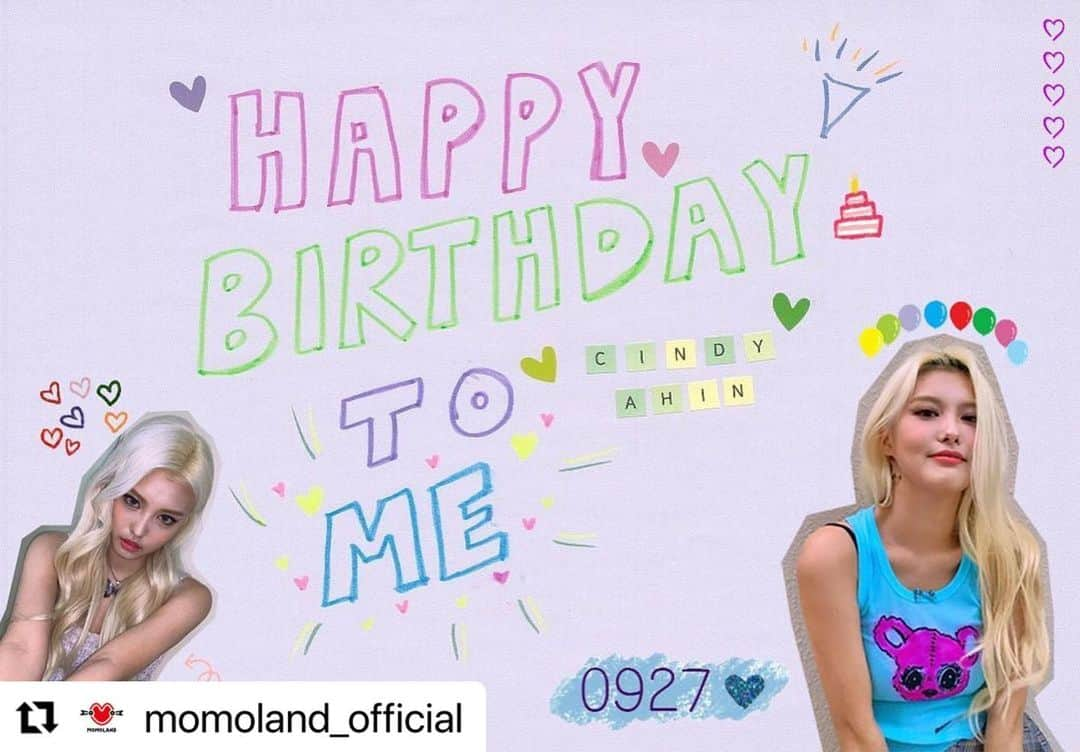 MOMOLAND JAPANのインスタグラム：「[🎂]  💜✨HAPPY AHIN DAY✨💜  アインの誕生日を祝ってください🎉  #모모랜드 #MOMOLAND #AHIN #아인 #アイン #아인이의_스물세번째_벌스데이 (アインの_24回目の_バースデイ)」