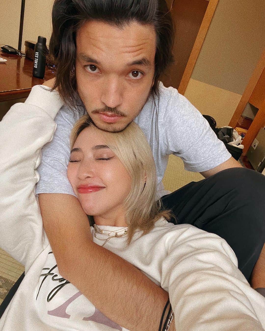 植野有砂のインスタグラム：「Almost 7 years together 😳❤️もうすぐ7年アハハ」