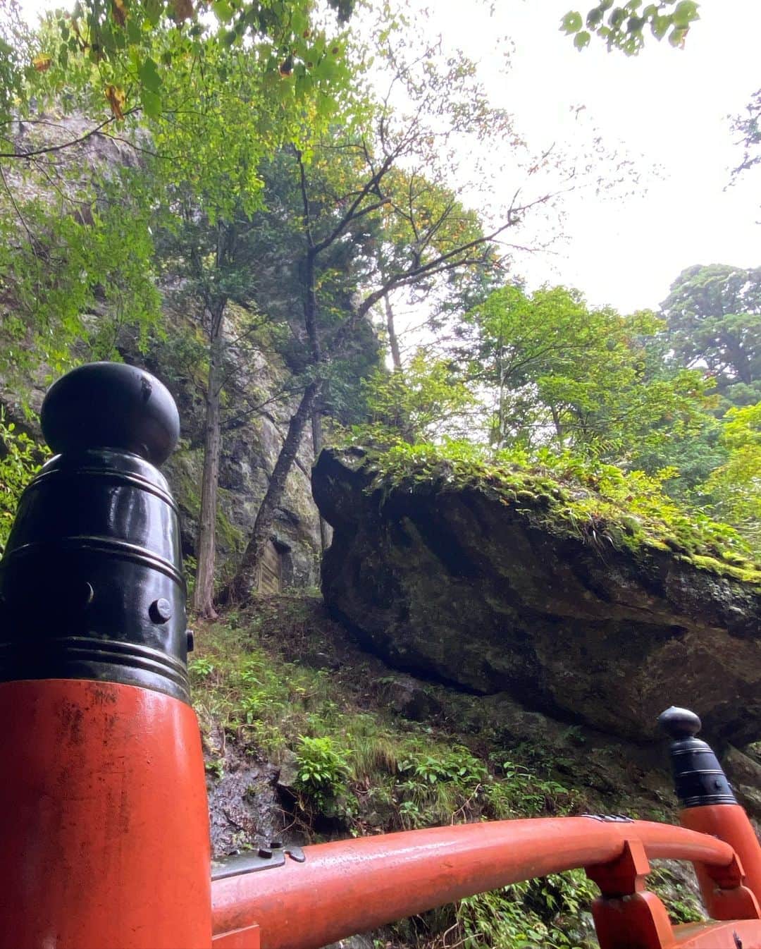 土屋香織さんのインスタグラム写真 - (土屋香織Instagram)「⛩.群馬 榛名神社 ここ❣️ほんとすごかったの❣️ 神社があるー！となんとなく立ち寄ってみたら 素晴らしいところだった✨ . 本堂の真裏見えるかな？御姿岩と呼ばれる奇石🪨 細長い岩の上にゴロンとした大きな岩が乗っかってて(๑꒪ㅁ꒪๑)!!! 今にも落ちてきそうなんだけどすごい昔からずっとこのままなんですよね？ 何かに護られているのかなと思うような不思議な気持ちになりました。自然の神秘だ✨ . ブラシやハケをおさめるブラシハケ塚なんていう場所もありました。 装飾が華やかな建物が多くて ちょっと日光東照宮みたいな雰囲気も⛩ . 川が流れていたり他にも色々奇石があったり 立派な杉や滝まであって 予想を遥かに超える見応え満点な神社。ここは絶対行くべき☺️ . . . #榛名神社 #榛名山 #奇石 #巌山 #群馬県 #群馬観光 #東京女子部 #女子旅 #stayway女子旅 #かおvoyage #たびすたぐらむ #旅行好きな人と繋がりたい #旅スタグラム #旅好きな人と繋がりたい #タビジョ #genic_japan #神社巡り #beautifuldestinations #tabigenic #旅行好き女子 #iamatraveler #shorttrip #たび #旅好きな人と繋がりたい #寺社仏閣 #寺社仏閣巡り #御朱印 #御朱印巡り #パワースポット」9月27日 18時28分 - kaorintsuchiya