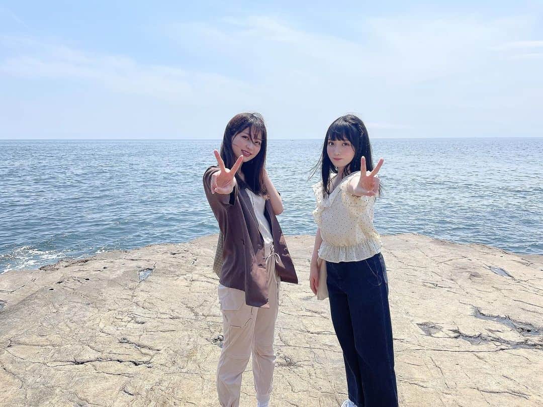 白沢かなえのインスタグラム：「夏の思い出。2 ☀️ ⁡ #江ノ島 #かなえるPROJECT」