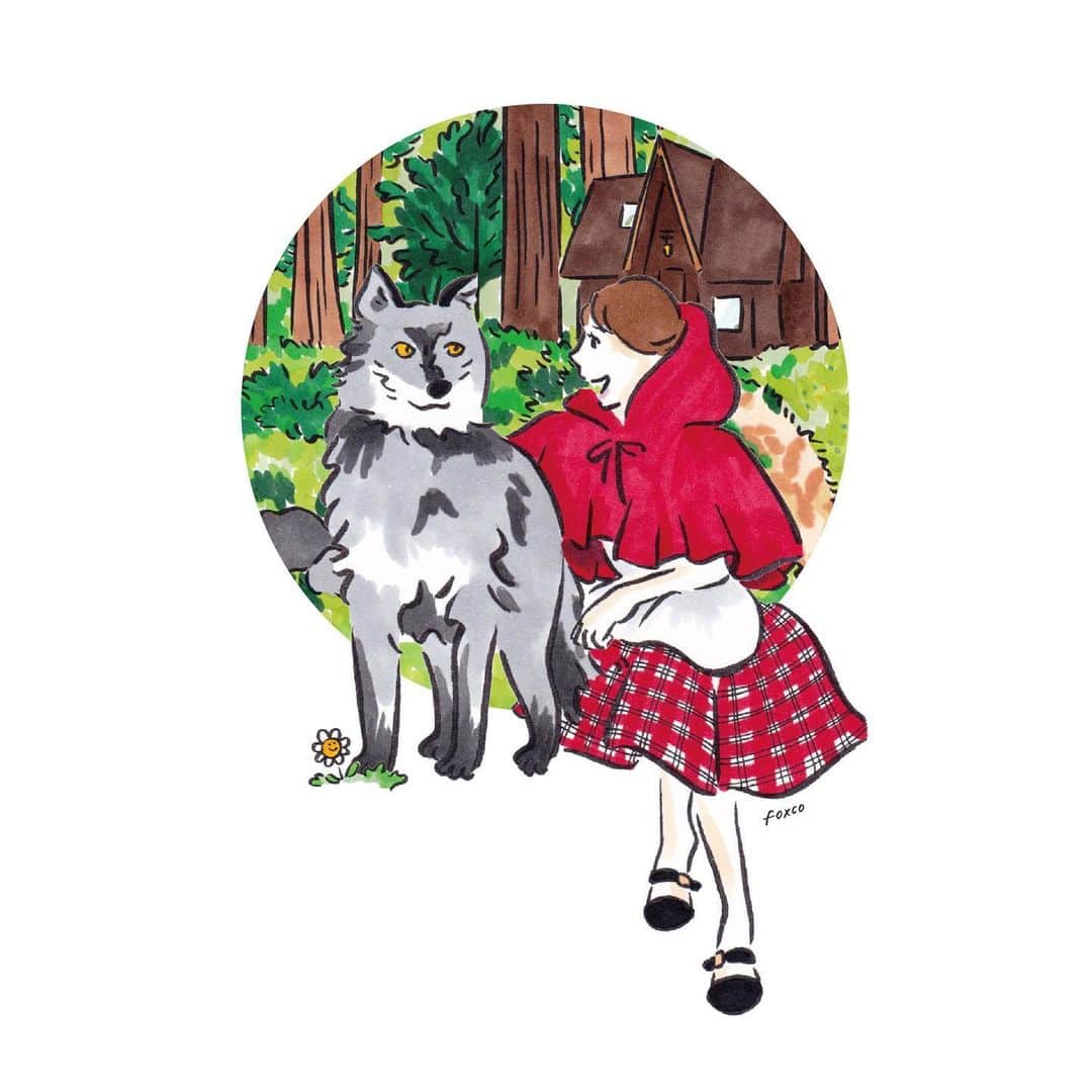 渡邉香織のインスタグラム：「世間の心配とは裏腹に仲の良いふたり  Countdown to #worldanimalday 🐺」