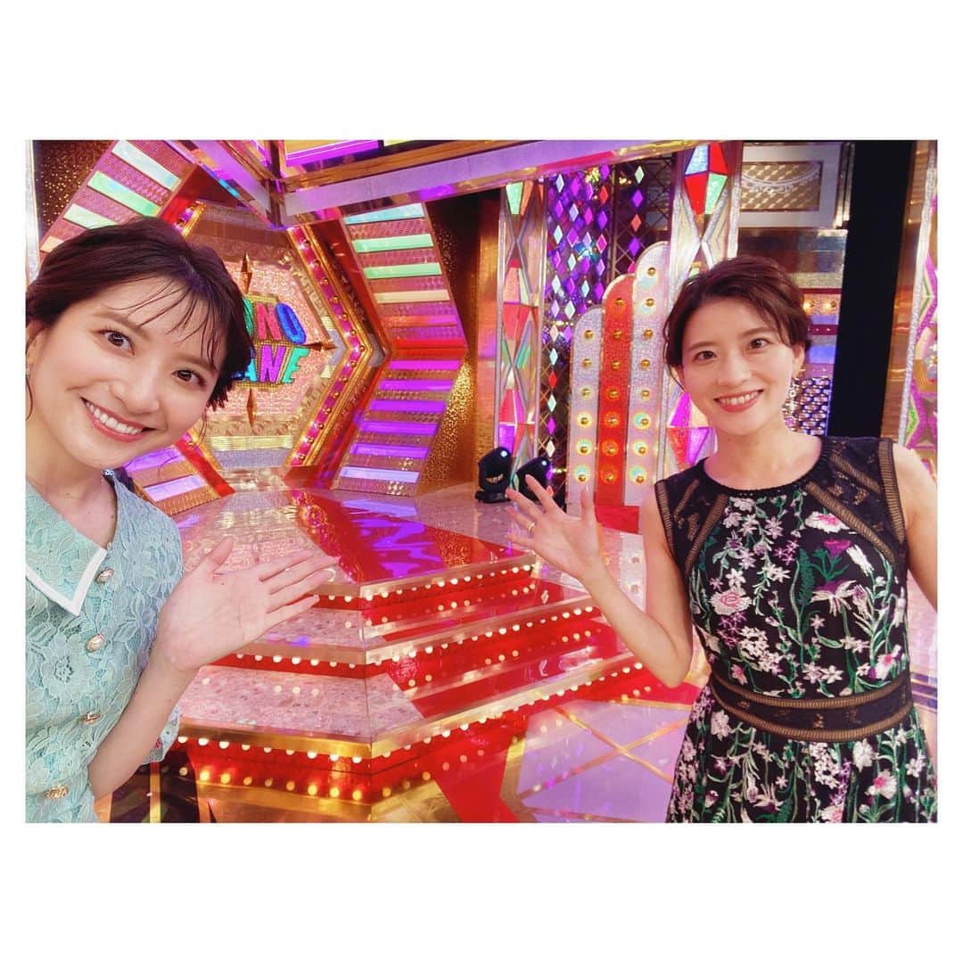 笹崎里菜のインスタグラム：「🎤 19:56〜ものまねグランプリです👑💖 今回は秋の特別編🌾⚡️ もりもり盛りだくさんです〜 安定の郡司ねえさんと👯‍♀️🧡 毎回のことですが、驚きと感動と爆笑で顔の筋肉がすごいことになってます🤪🤪🤪 #みてね #インスタに投稿することがない #どうしたらいいでしょうか」