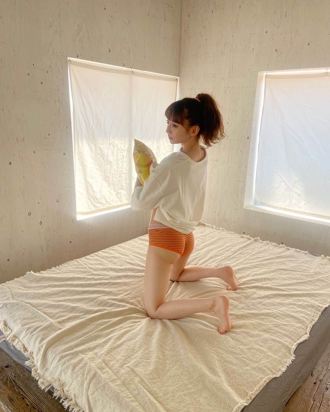 荻野由佳のインスタグラム：「😈✨」