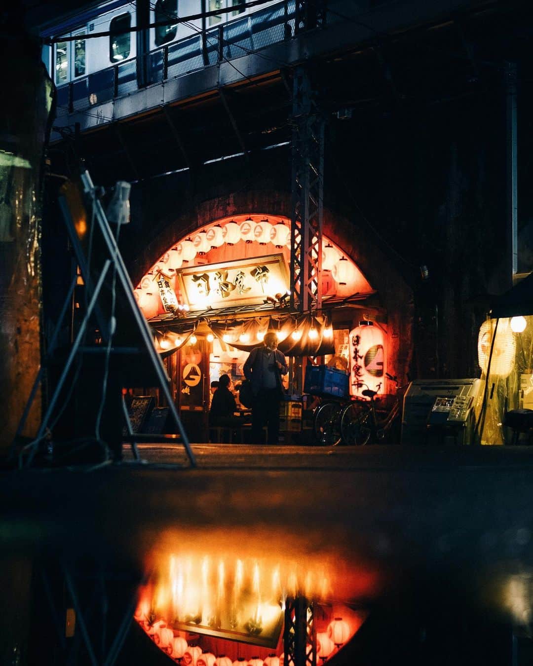 Kaiのインスタグラム：「Late at night in Shinbashi. (BTS on my reel)」