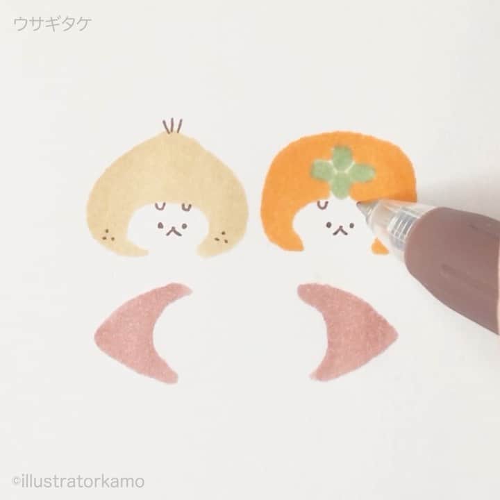 カモのインスタグラム