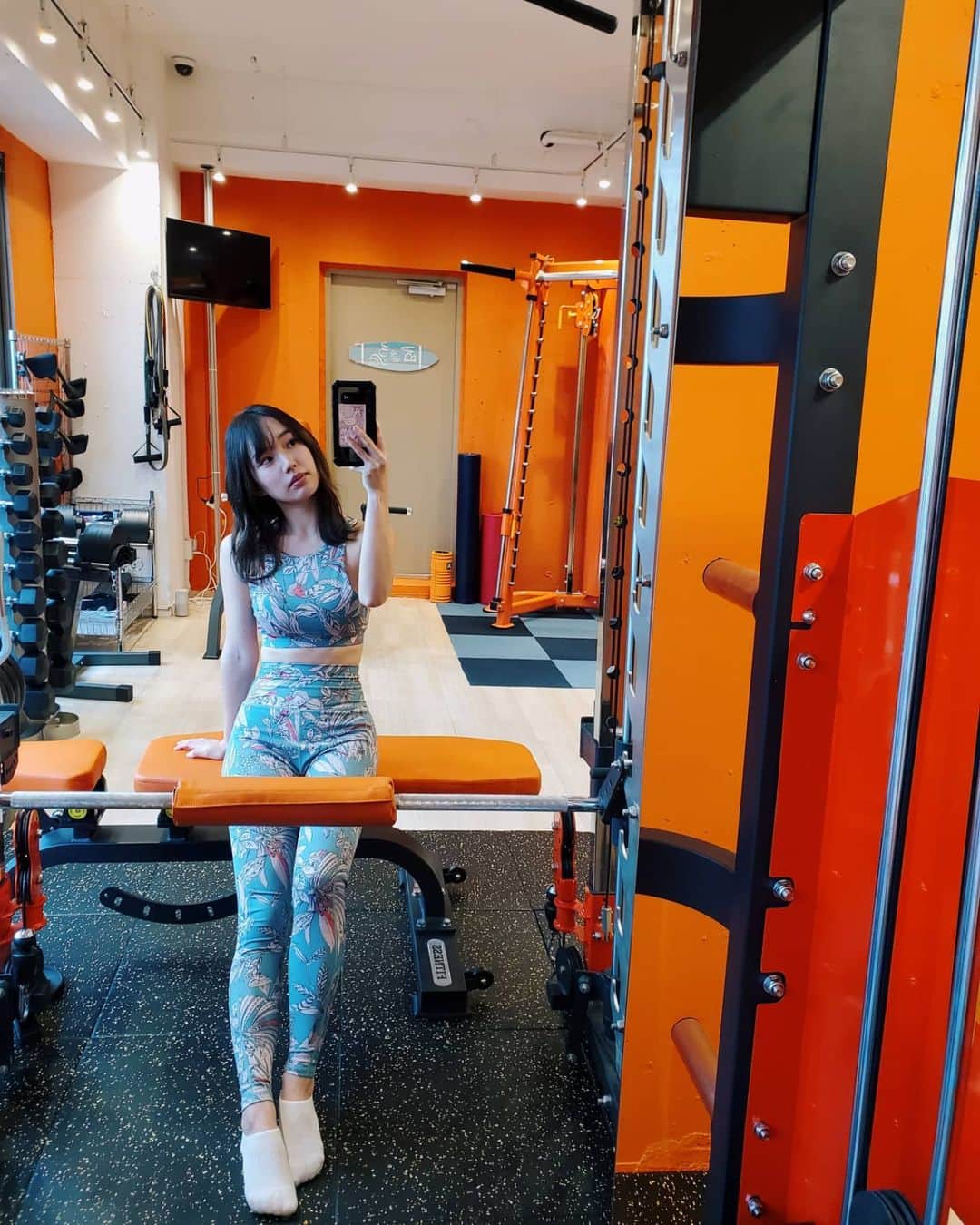 のインスタグラム：「筋トレ女子と会って モチベーション高まった💕  メリハリボディ作るため､ トレーニングと(ゆるく)食事､頑張ろう😋✨」