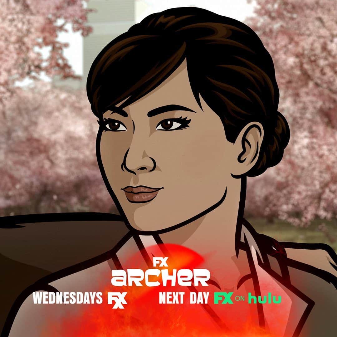 福原かれんさんのインスタグラム写真 - (福原かれんInstagram)「Who caught me as Reiko in @archerfxx a few weeks back? Honored to have been the one to give Archer his name!   (Season 12 Episode 6)」10月14日 13時18分 - karenfukuhara