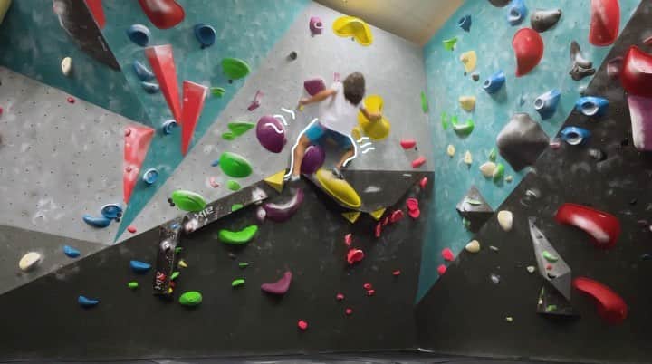 ハキム・カスバンのインスタグラム：「just 4 fun ⁣⁣ ⁣⁣ @heavy.japan⁣⁣ ⁣⁣ #climbing #bouldering #heavyjapan⁣⁣ #climbing_videos_of_instagram」