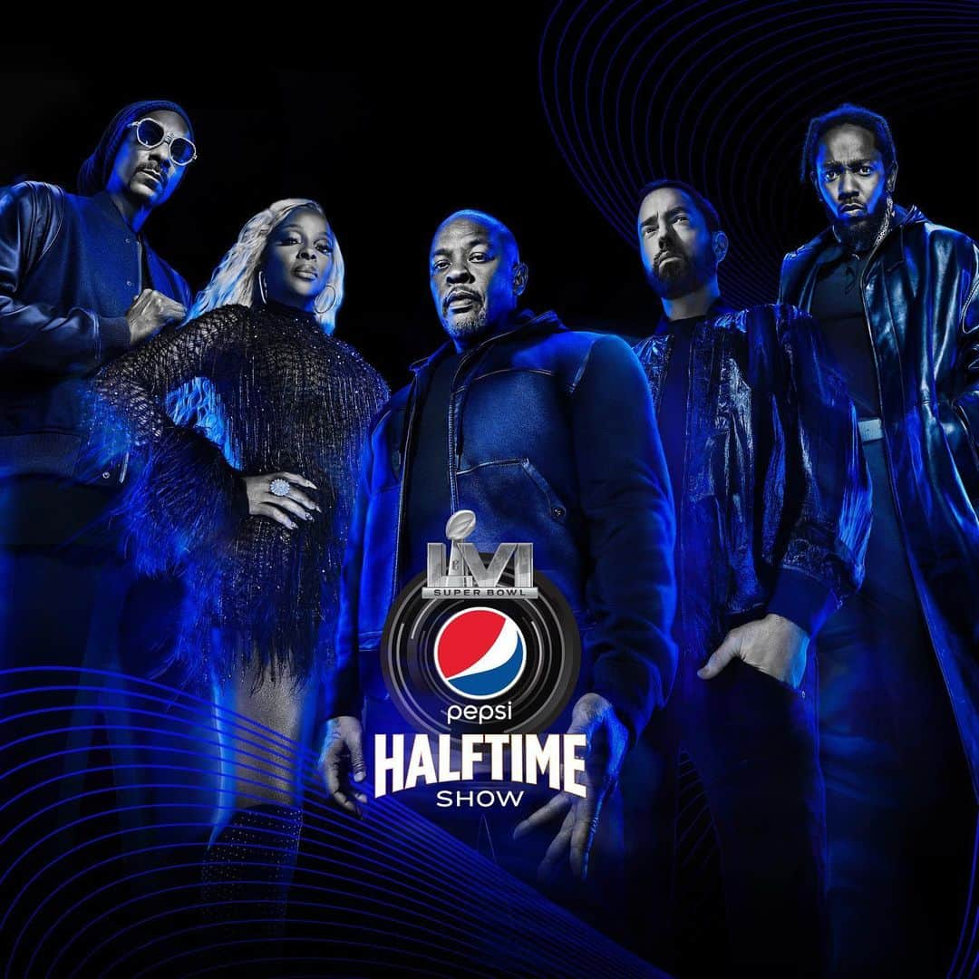 エミネムのインスタグラム：「Dre day in February 🌴🏈? I’m there! #PepsiHalftime Show @nbcsports @pepsi @nfl @rocnation #SBLVI」