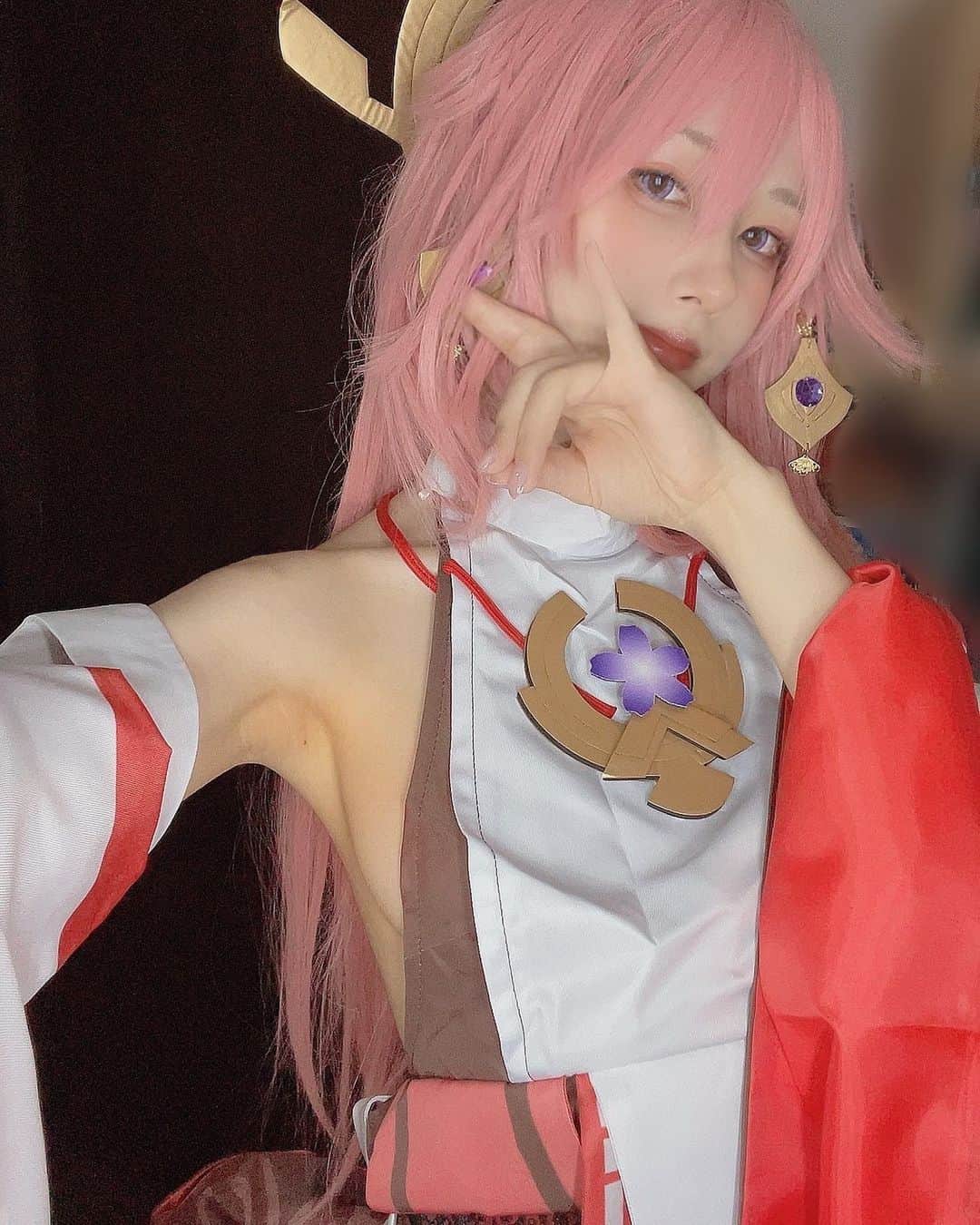 てーらのインスタグラム：「#女子大学生 #女子大生 #jd #cosplay_style #コスプレイヤーさんと繋がりたい #コスプレ #コスプレイヤー #cosplaygirl #cosplay  #japanesegirl #カメラマン募集 #カメラマンさんと繋がりたい #被写体になります #被写体モデル #被写体希望 #ポートレート 撮影  #genshinimpact #keqing #kokusei #原神 #刻晴コスプレ コス #八重神子 #yaemiko #ちゅーむ  #cawaii #cawaiigirl #follow	 #followme #keqing #keqingcosplay」