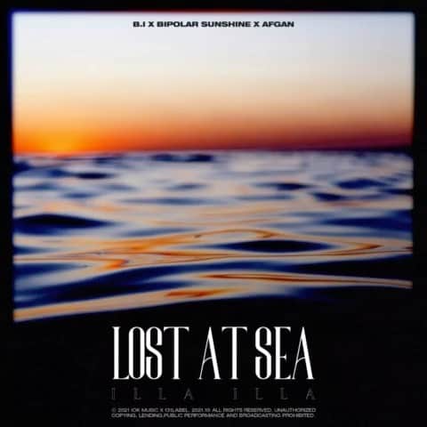 B.I（キム・ハンビン）のインスタグラム：「Lost At Sea OUT NOW🌐 @afgan__ @bipolarsunshine」