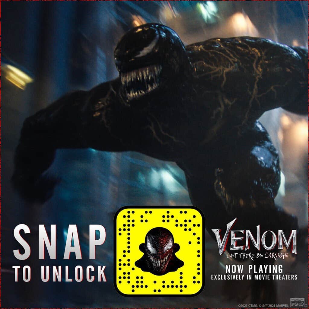 エミネムのインスタグラム：「“So let 'em paint you the villain" 🐍 #Venom snap lens 4 @venommovie #LastOneStanding」
