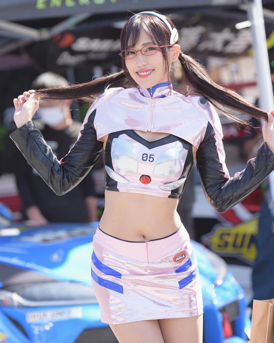 霧島聖子さんのインスタグラム写真 - (霧島聖子Instagram)「2021 D1GP SERIES Rd.7 OKUIBUKI お疲れ様でした‼️ 今日は10月という事を忘れそうな位日中暖かかったですね…！ 会いに来てくれた皆さんありがとう(∩´∀｀)∩ 今日のレース結果ですが、 91号車 エヴァRT初号機SAILUNスープラ  畑中真吾選手は 単走17位でぎりぎり追走進出ならずでした…！ Rd.8では91号車の追走バトルが見られますように！！ 明日も応援宜しくお願いします❤️‍🔥  俺だっレーシングブースでは エヴァレーシンググッズの物販もございます✨ エヴァンゲリオンレーシングRQ2021が 物販お手伝いをしている時間帯もあるのでぜひ来て下さいね😆 一緒にエヴァレーシンググッズを身につけて応援しよう💓 #evaracing #エヴァレーシング #エヴァンゲリオンレーシングRQ #D1GP #D1グランプリ #RQ #レースクイーン #racequeen #俺だっレーシング #奥伊吹モーターパーク #cosplay #cosplayer」10月2日 23時09分 - seiko_kirishima