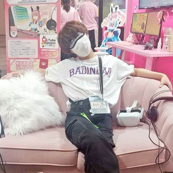 なつはるまきのインスタグラム：「ワタシカワイイ？✌️ #なつはるまき #フォートナイト #Fortnite #TGS2021 #東京ゲームショウ #東京リベンジャーズ」