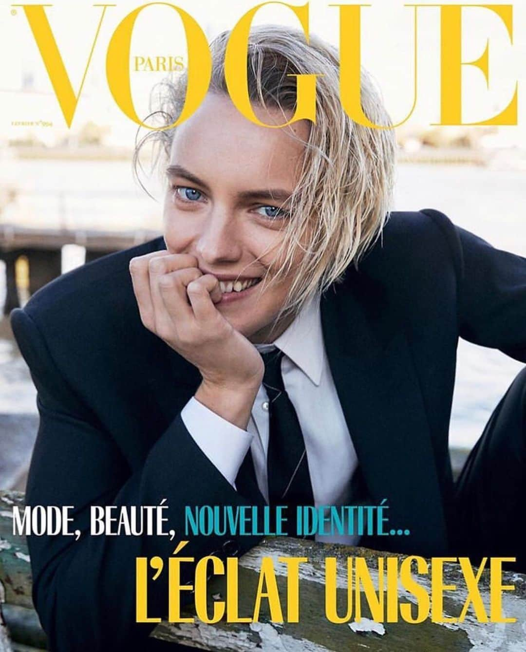 エリカ・リンダーのインスタグラム：「Thank you @emmanuellealt for letting me be a part of your journey with @vogueparis and expressing my authentic self ❤️」