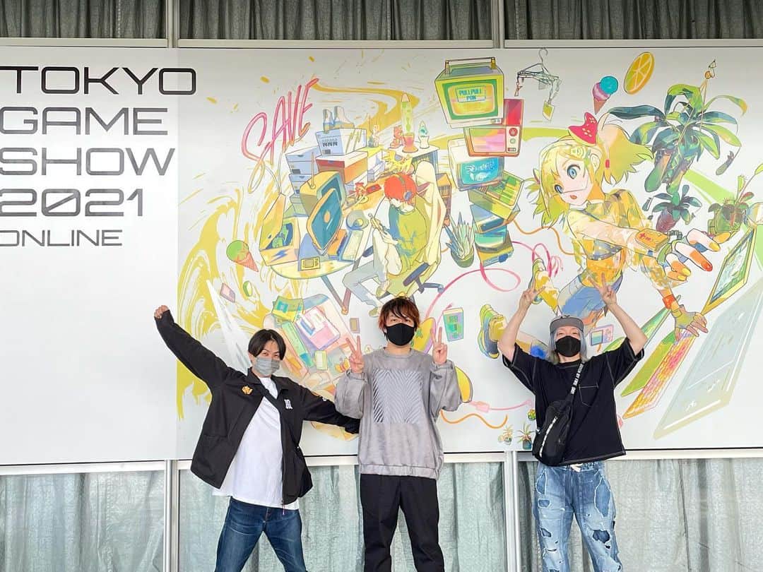 久野洋平のインスタグラム：「TOKYO GAME SHOWをエンジョイしてきた。ゲーム最高！」