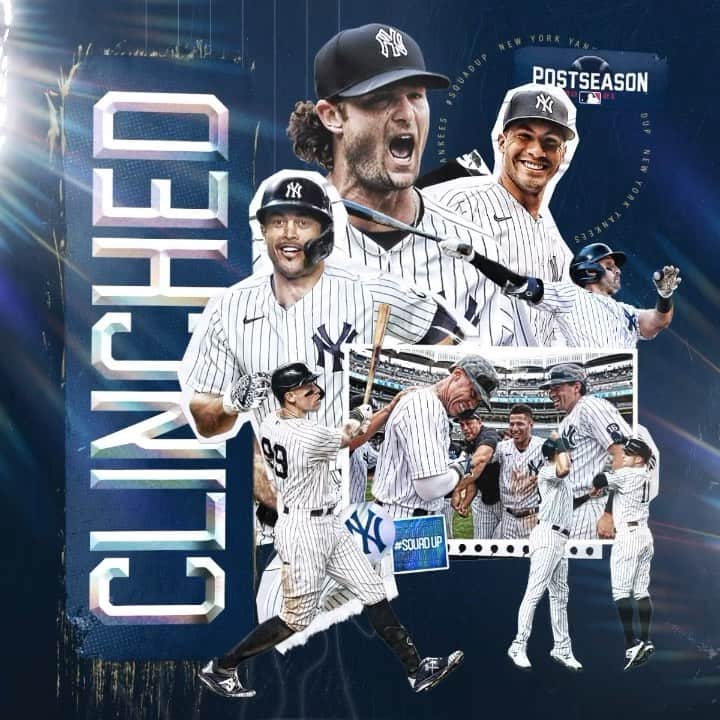 ニューヨーク・ヤンキースのインスタグラム：「Next Stop: Postseason」