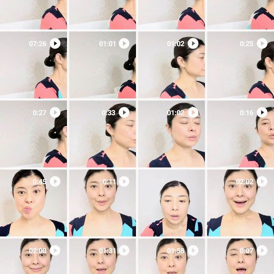 間々田佳子のインスタグラム：「顔を動かすとシワになるという うわさがありますが  私はぷるぷる感を 実感することが多いです✨🍀😄  #間々田佳子 #顔を動かすとシワになる ？ #顔を動かすと肌がプルプル」