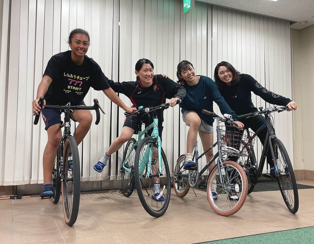 橘井友香のインスタグラム：「チャリ女🚴💨」