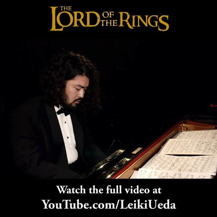 Leiki Uedaのインスタグラム：「Be sure to watch “The Lord of the Rings Suite” on YouTube.com/LeikiUeda  Sheet music available on @musicnotes」
