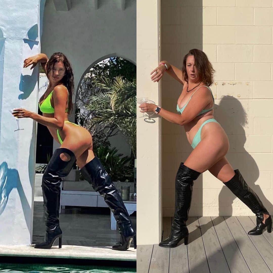 セレステ・バーバーのインスタグラム：「Mum’s on the wines again.   #celestechallengeaccepted  #celestebarber  #funny  #irinashayk」
