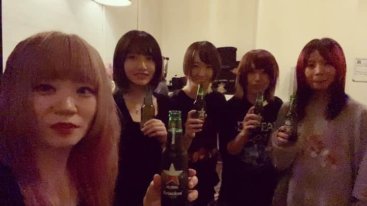 BRIDEARのインスタグラム：「Here's a video of us backstage after the show in Paris!  #BRIDEAR #ITDFtour」