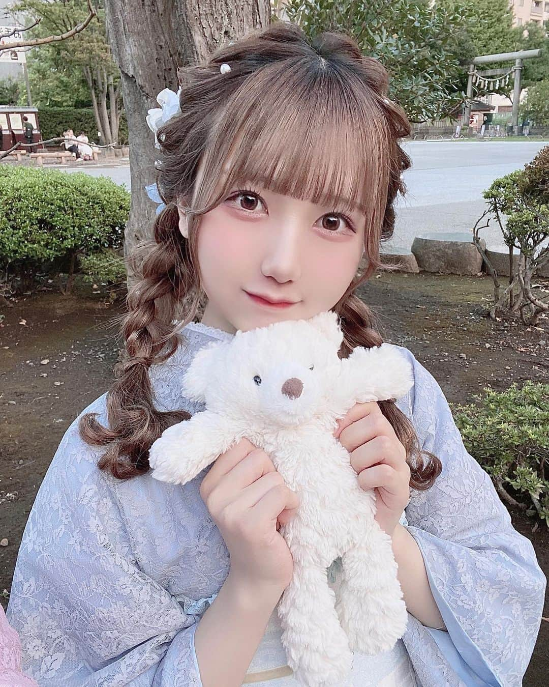 楠木しゅりさんのインスタグラム写真 - (楠木しゅりInstagram)「水色かわいい🐻‍❄️🤍」10月4日 23時41分 - kusunoki_shuri