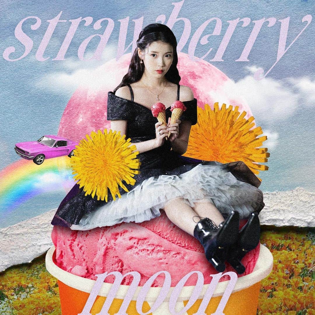 IUのインスタグラム：「#strawberrymoon 🍓🌝 10.19 0:00」