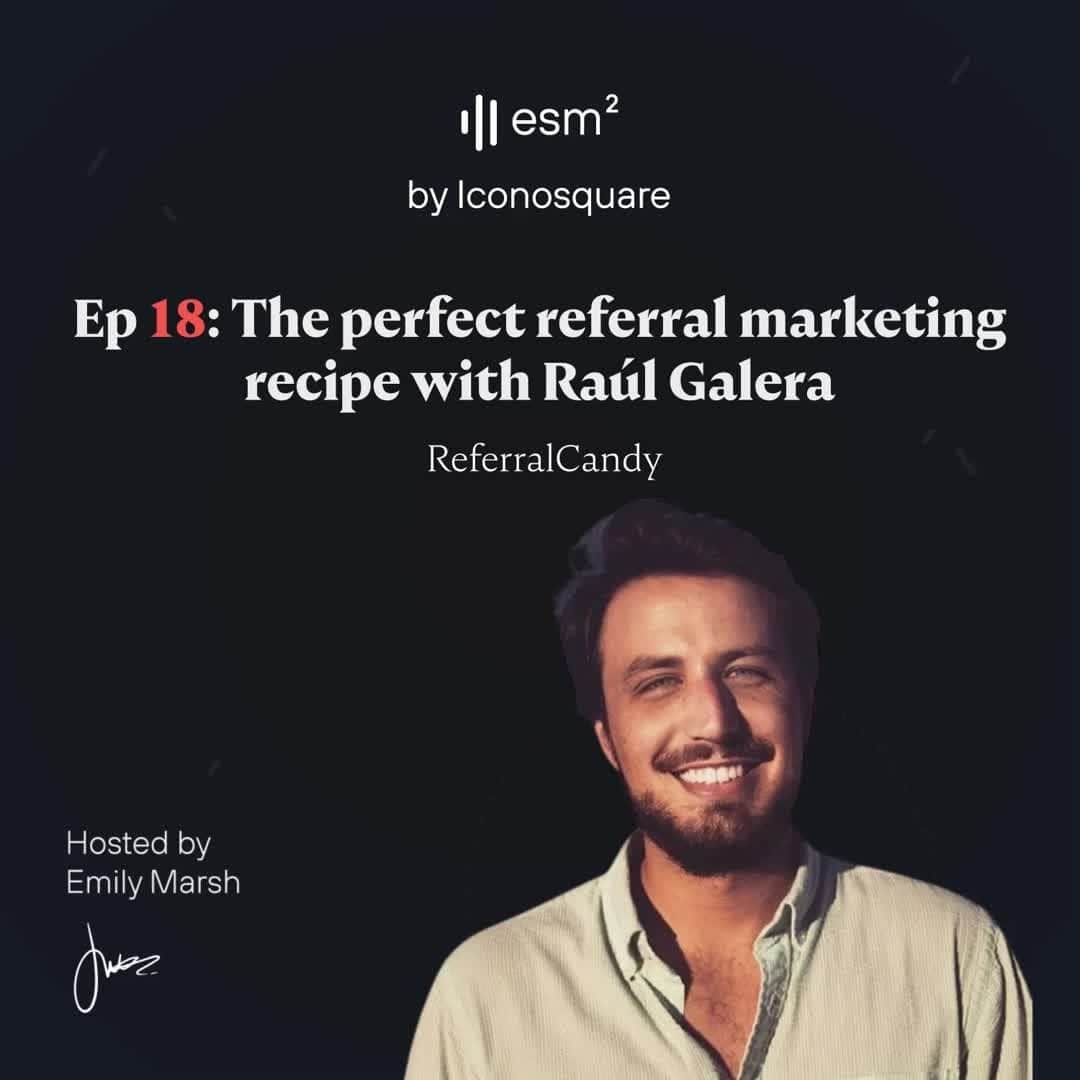 Iconosquareのインスタグラム：「🚨 DISCOVER NOW Ep:18 "The Perfect Referral Marketing Recipe" with our amazing interviewee Raúl Galera from @ReferralCandy 🍬  👩🏻‍💻 Emily went searching for the top information on the referral programs, and she found it! In this episode Raúl explains the steps to establish a strong referral program anchored in your #marketingstrategy 📈  🍭 ReferralCandy helps to drive word-of-mouth and boost sales with an all-in-one affiliate tracking platform. This platform allows managing and scaling of all kinds of #affiliatemarketingprograms ✨  Learn more about referral marketing by clicking on the link in story or search for esm² on Spotify, Google Podcasts, Apple Podcasts & Tune In! 📻  #referralmarketing #referralprogram #referral #socialmediastrategy #Marketing #socialmediacommunity #referralcandy #esm2 #iconosquare」