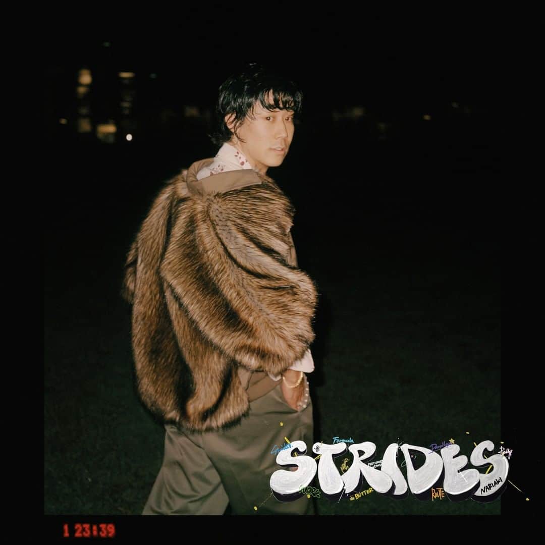 小袋成彬のインスタグラム：「Hiya🙋🏻‍♂️So excited to announce that my new album 'Strides' will be released on October 13th!  1, Work 2, Rally 3, Formula  4, Butter 5, Strides 6, Route 7, Parallax   Nariaki🏃🏻💨」