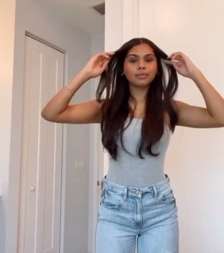 のインスタグラム：「A quick styling session with @gabbyxoh. She proves how easy it is to pair our pieces with any outfit! That’s why we call them your styling staples ✨」