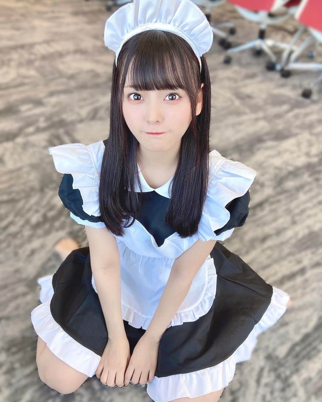 齊藤なぎささんのインスタグラム写真 - (齊藤なぎさInstagram)「😘♥️ ⁡ ⁡ ⁡ きみだけ専属のメイドさんにしてくれませんか、、？ ⁡ ⁡ ⁡ #イコラブ #齊藤なぎさ #なーたん #届いてなーたん #idol #メイド服 #メイド さん #コスプレ」10月6日 20時36分 - saitou_nagisa