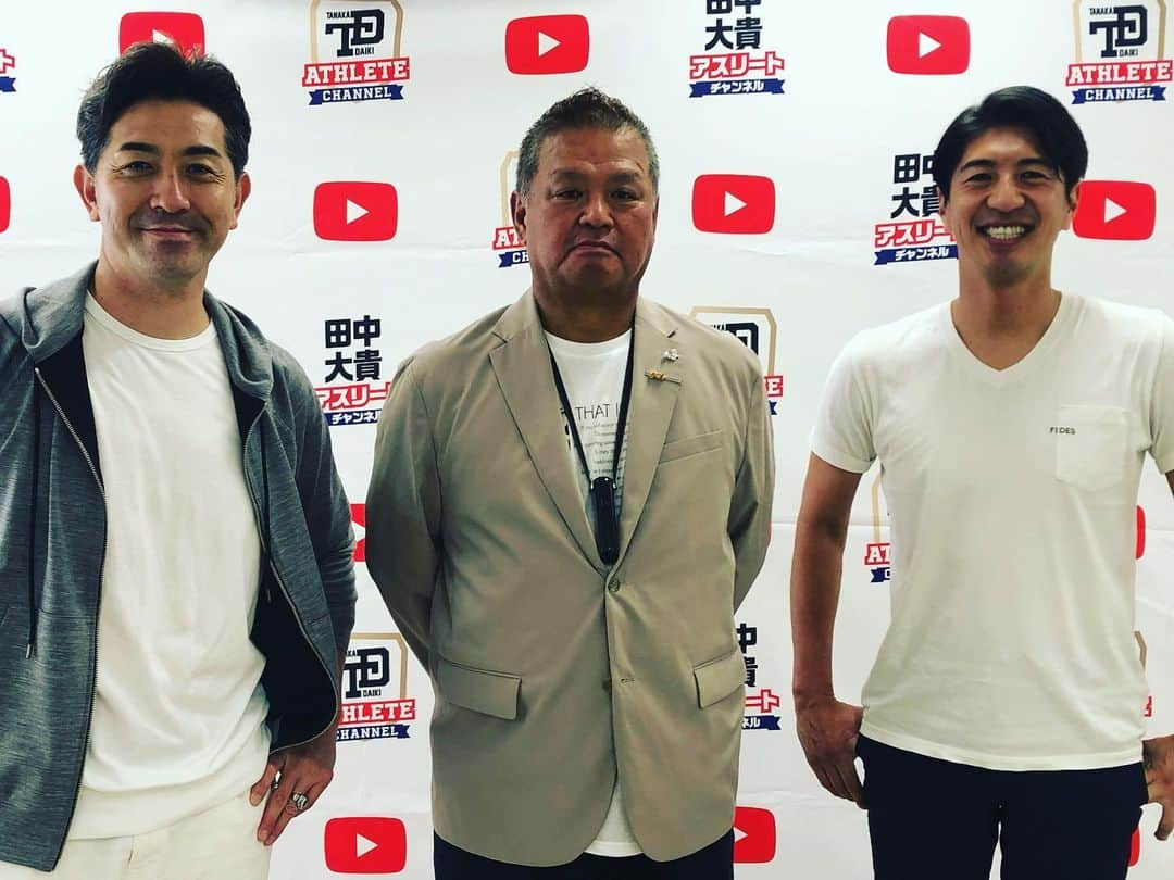 金村義明さんのインスタグラム写真 - (金村義明Instagram)「#田中大貴のアスリートチャンネル  田中大貴のYouTube GG佐藤と、収録 キモティー🫖🫖」10月6日 14時23分 - yoshiaki_kanemura