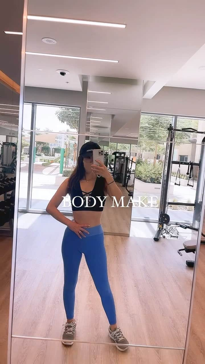 中村愛子のインスタグラム：「BODY MAKE🏋️‍♀️ ⁡ ⁡ いろんなところが たるんでる〜🤣 ⁡ ⁡ 1年後、3年後、10年後に なりたい自分でいるために コツコツ継続。 ⁡ ⁡ いきなりは変わらない。 ⁡ ⁡ （と自分に言い聞かせてる） ⁡ ⁡  ※すっぴんだから撮影の時だけマスクしてたけど く、く、くるしい、、、😱  ⁡ ⁡ #ドバイ #dubai #ダイエット #筋トレ #ボディメイク #bodymake #動画 #リール #インスタグラマー #ママ #インスタ講座 #女性起業家 #おしゃれ #コーデ #code #海外移住 #gym #ジム #継続 #コツコツ #自己啓発 #産後ダイエット #くびれ #ウエスト #胸筋  ⁡#dubailife #dubailifestyle #dubailuxury #dubaifitness #dubai ⁡」