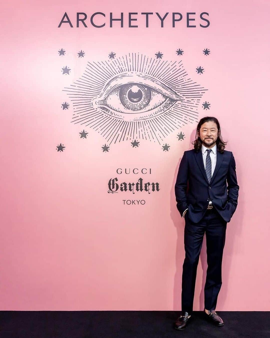 雅-MIYAVI-さんのインスタグラム写真 - (雅-MIYAVI-Instagram)「With RENJI san… 💙💙☠️🔪#Repost @gucci ・・・ Attending the opening of Gucci Garden Archetypes in Tennozu, Tokyo, Myiavi @miyavi_ishihara, Tadanobu Asano @tadanobu_asano, Riisa Naka @riisa1018naka, Ten Yoshii @ttt_eee_nnn and Genki Iwahashi @genki_iwahashi_17—all in #GucciAria and #GucciOuverture. The multimedia exhibition is open in Tokyo until October 31, 2021. #GucciGarden #AlessandroMichele @alessandro_michele」10月6日 22時29分 - miyavi_ishihara
