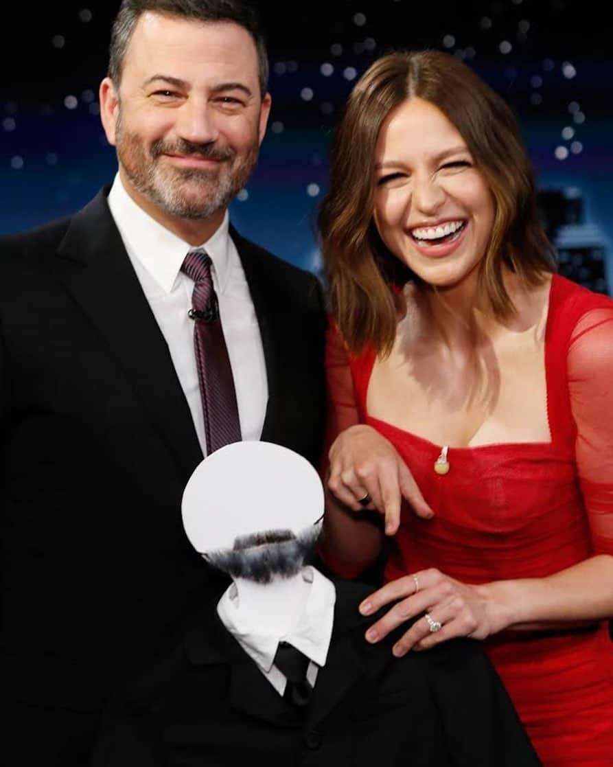 メリッサ・ベノイストさんのインスタグラム写真 - (メリッサ・ベノイストInstagram)「Had the best time with @JimmyKimmel last night! #Kimmel @JimmyKimmelLive #ABC Can’t WAIT to put my son in his new Kimmel (or Fiddler on the Roof?) costume for Halloween👌」10月7日 3時35分 - melissabenoist