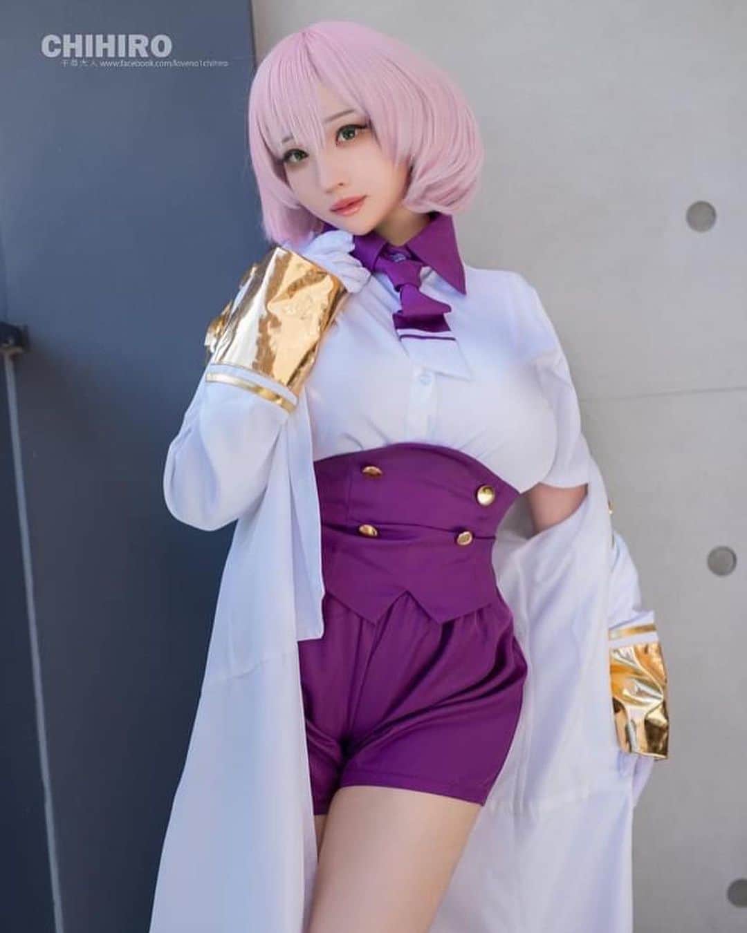千尋のインスタグラム：「好久沒拍白嫩嫩的照片(?)  SSSS.DYNAZENON ムジナ  Oct Patreon Tier5 pics  #SSSSDYNAZENON #ムジナ #mujina」