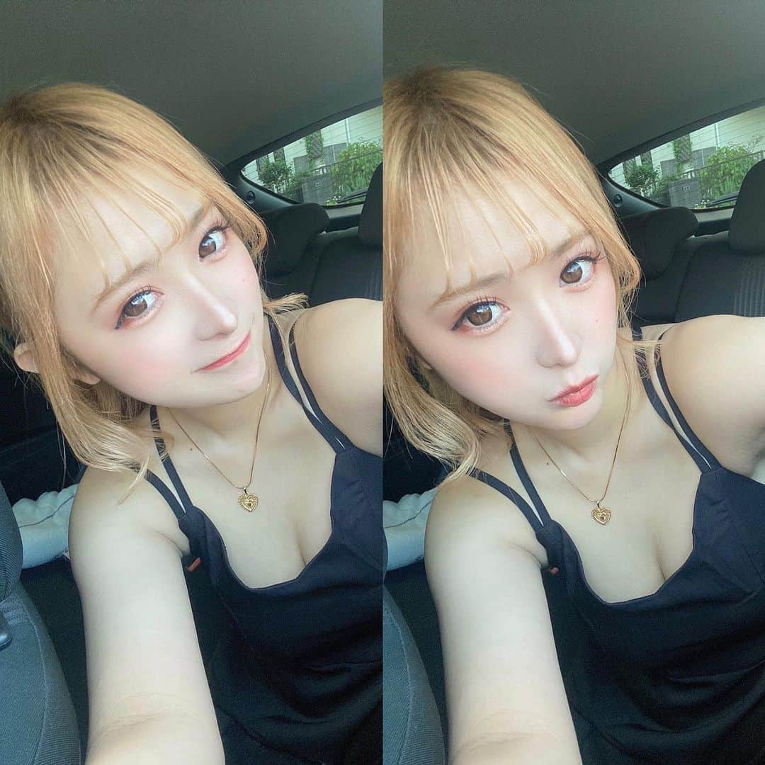 松田聖菜さんのインスタグラム写真 - (松田聖菜Instagram)「わけあって少し地元離れてます🚗👀⤴︎  移動中の車の中で〜🤳🤳🤳 関西は今日も暑かった🧸」10月7日 19時54分 - seinaaa_0318