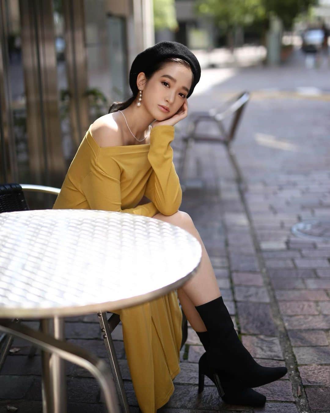 太田麻美のインスタグラム：「🇮🇹 #photo #portrait #portraitpage #portraitphotography #fashion #outfit #ポートレート #イタリア街」