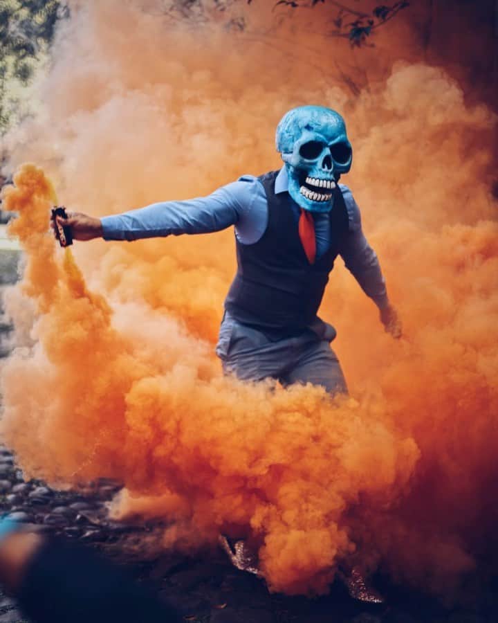Chad Santosのインスタグラム：「💀 @butch_locsin #diademuertos #mexico #culture #artist #elchadsantos #dayofthedead #neomexicanismos #mexicomagico #mexicodesconocido #igersmexico」