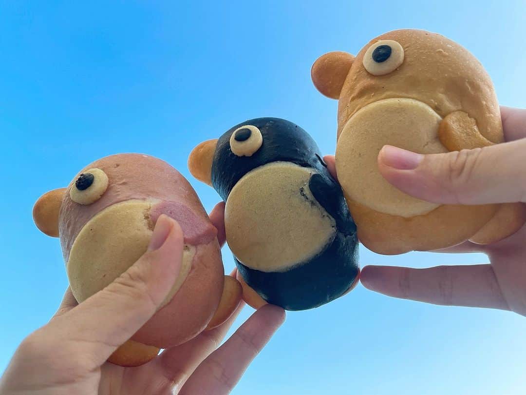 小林穂乃香のインスタグラム：「三軒茶屋のパン屋さん🐧」
