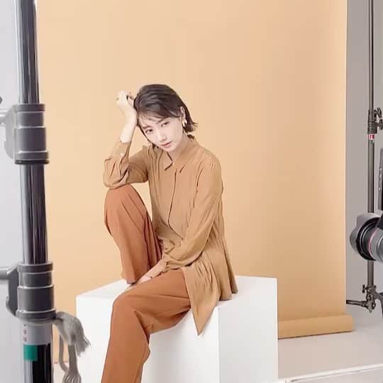 波瑠のインスタグラム：「MAQUIAオンラインその2🦩🦩」