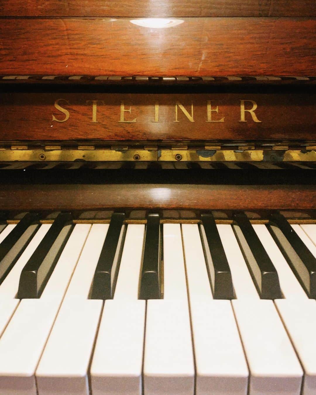 杉枝真結さんのインスタグラム写真 - (杉枝真結Instagram)「☺︎ 年季の入ったピアノ。 私が生まれる前から、実家で大切に使われてきたもの。 とても愛着があって、今となっては、私の成長を見守ってくれているような存在☺️ でも実は…幼い頃は、練習が大嫌いだったんです💔(笑) なのに、不思議なもので✨安らぎたい時、気が付いたらピアノの前に座っています🎹 大人になって、3歳から習わせてもらっていてよかった🥺と心から感謝しています💐 今日は思い立って新しい楽譜を買ったんです！ また一曲弾ける曲が増えるように、練習頑張るぞー❤️‍🔥 #piano #steiner」11月7日 19時42分 - mayusugieda_official
