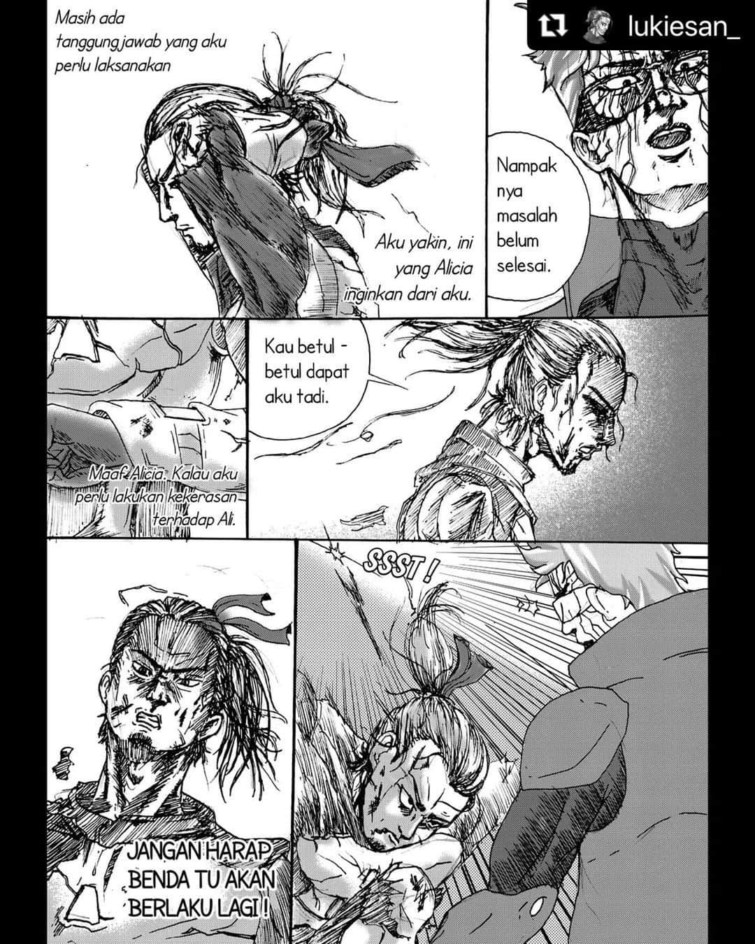 Koleksi Komik Malaysiaさんのインスタグラム写真 - (Koleksi Komik MalaysiaInstagram)「#Repost @lukiesan_ with @make_repost ・・・ Ejen Ali - Misi : Masa  Chapter 14 : Override Mode part 2 • Komik ini diinspirasikan daripada siri animasi @ejen_ali yang dimiliki oleh @thewaufactor @usamahzaid . • Anyway, enjoy #ejenalimisimasa • #artmalaysia #art #artist #newbie #newborn #sketching #inking #sketchink #malaysiaart #sakuramicron #pelukis #pelukismalaysia #malaysiaart #ejenali #ejenalithemovie #ali #alikankuat #misi #masa #explore」11月7日 20時33分 - tokkmungg_exclusive