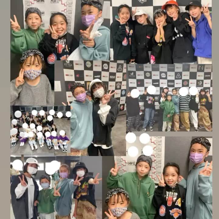 Kazukiのインスタグラム：「仕事後、まりんと2人でお姉ちゃん達のお迎えへ💦 時間がかなりおしていた様で、U12のダンスバトルの最後を少し見ることが出来ました♬ ・ 私を見つけるなり、そらん、なゆん、みおん　みんな楽しかった〜！また出たい！！って走ってきました✨ ・ そらんとなゆんバトルトーナメントまで 残ったとママ達に聞き、ビックリ‼️ ・ 色んな所からエントリーされ、沢山の人のダンスを見る事ができ、このステージに立てて審査員の方や沢山の人の前で踊る事ができ、今回もスゴイ経験が出来ました😊 ３人共本当によく頑張ったね💃✨ ・ 子ども達を通して沢山の出会いと経験ができ、コーチ、ママ達、パパ達、子ども達…沢山の方に日々感謝の想いでいっぱいです💕💕 ・ 本当にありがとうございます❤️ ・ これからも子ども達のキラキラした笑顔と成長が楽しみです✨ ・ ・ #ダンスkids#小学生組#U9#U12#U15#ダンスバトル#ヘアセット#コーンロウ#美容師ママ#大家族ママ#出会いに感謝#大切なご縁#笑顔いっぱい#子どもパワー#沢山の刺激#大切な仲間#大切な時間」