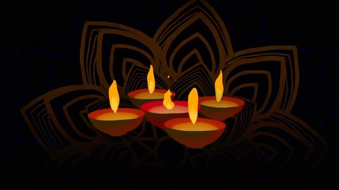 メジャー・レーザーのインスタグラム：「Happy Diwali! Sending love and light to everyone ✨」